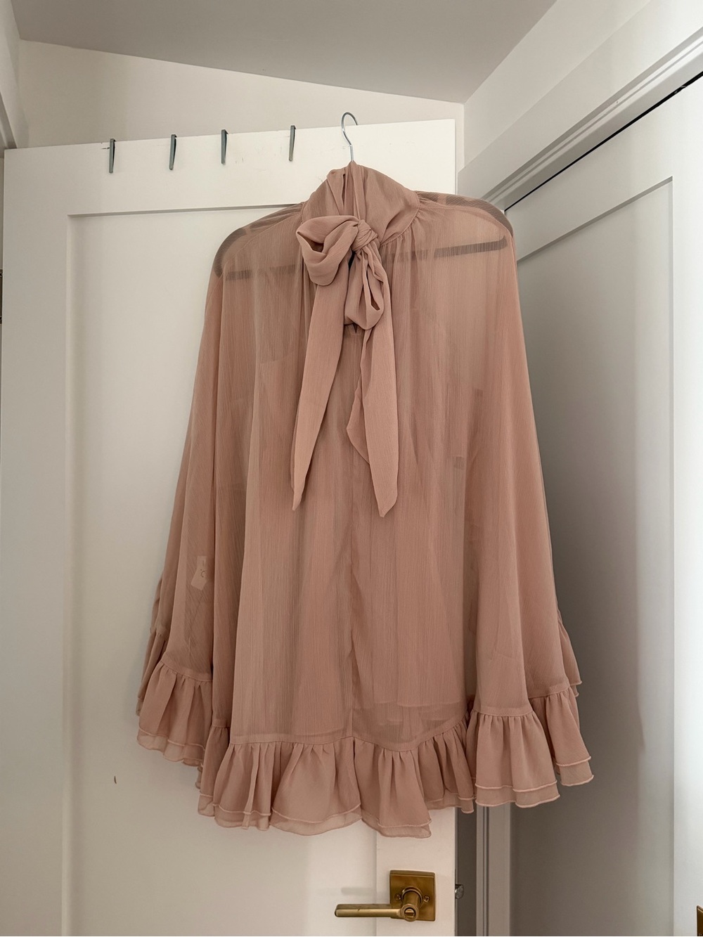 Commando Blush Pink Ruffle Mini Dress - Picture 6 of 11